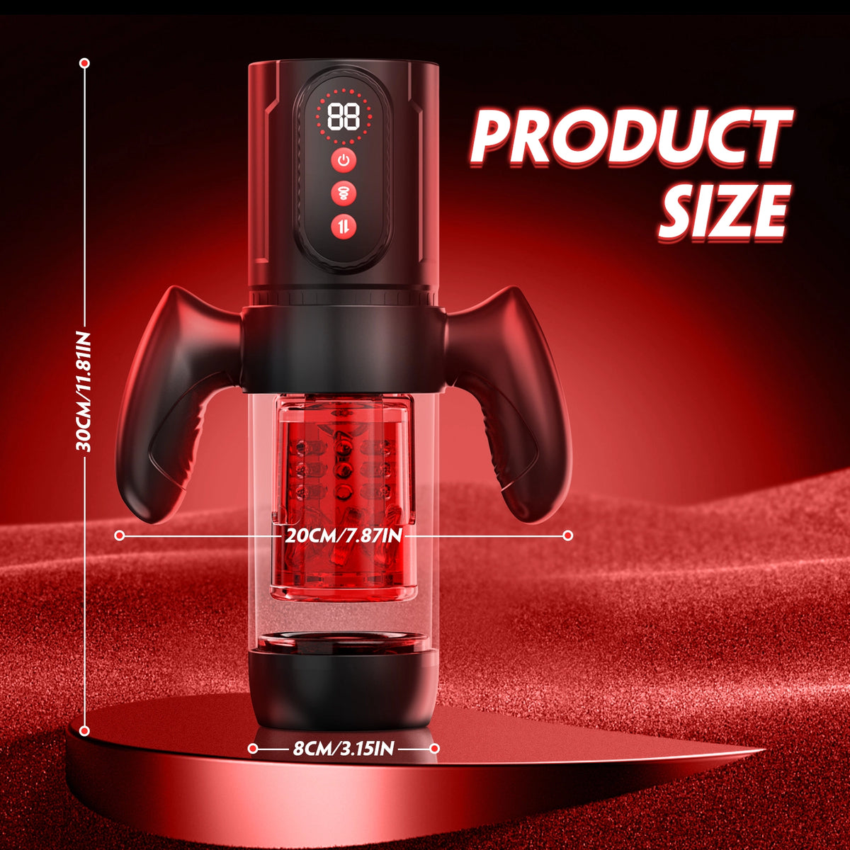 XS5 Male Stroker Thrusting Rotating Sucking with detachable Handle